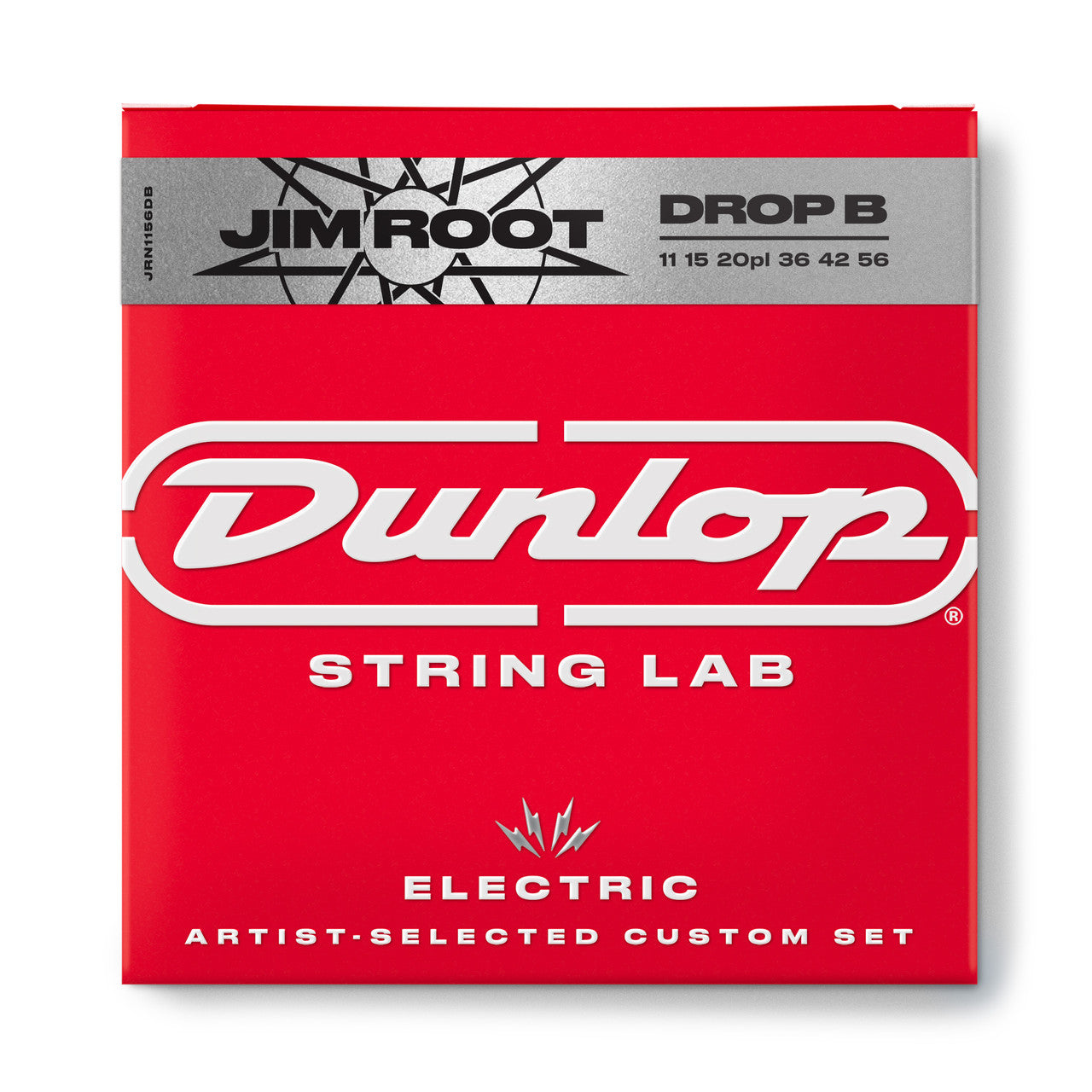 JIM DUNLOP | JRN1156DB | Jim Root Custom Drop B Nickel Wound Electric Guitar Strings. JIM DUNLOP | JRN1156DB | Jim Root Custom Drop B Nickel Wound Electric Guitar Strings.